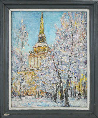 Безикович Борис Николаевич. ВДНХ зимой 